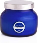 Capri Blue Volcano Scented Candles - Luxury Glass Jar Candles for Home Scented with Tropical Fruit & Sugared Citrus - Soy Wax Blend - Blue Color (19 oz)