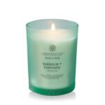 Chesapeake Bay Balance + Harmony Scented Candle Water Lily Pear Fragrance 50 Hours Burn Time Warm & Decorative Soy Wax Blend