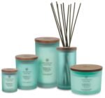 Chesapeake Bay Balance + Harmony Scented Candle Water Lily Pear Fragrance 50 Hours Burn Time Warm & Decorative Soy Wax Blend