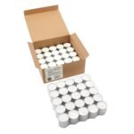 Stonebriar Unscented Long Burning White Tealight Candles, Bulk Pack, 6-7 Hour Burn Time, Smokeless Tealights for Parties, Weddings, Home, 50 Count