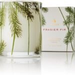 Thymes Frasier Fir Pine Needle Candle – Holiday Candles for Home Scented with Notes of Crisp Siberian Fir, Cedarwood & Sandalwood – Christmas Decor – Christmas Gifts for Women &...