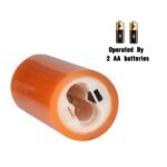 Vinkor Flameless Candles Battery Operated Candles Real Wax Pillar LED Candles with 10-Key Remote and Cycling 24 Hours Timer (Orange Set of 9)