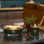 WoodWick Fraser Fir Holiday Candle Gifts for Women and Men, 16 oz Ellipse Candle with Crackling Wick