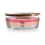 WoodWick Fraser Fir Holiday Candle Gifts for Women and Men, 16 oz Ellipse Candle with Crackling Wick