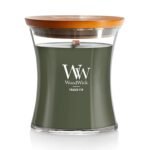 WoodWick Fraser Fir Holiday Candle Gifts for Women and Men, 16 oz Ellipse Candle with Crackling Wick